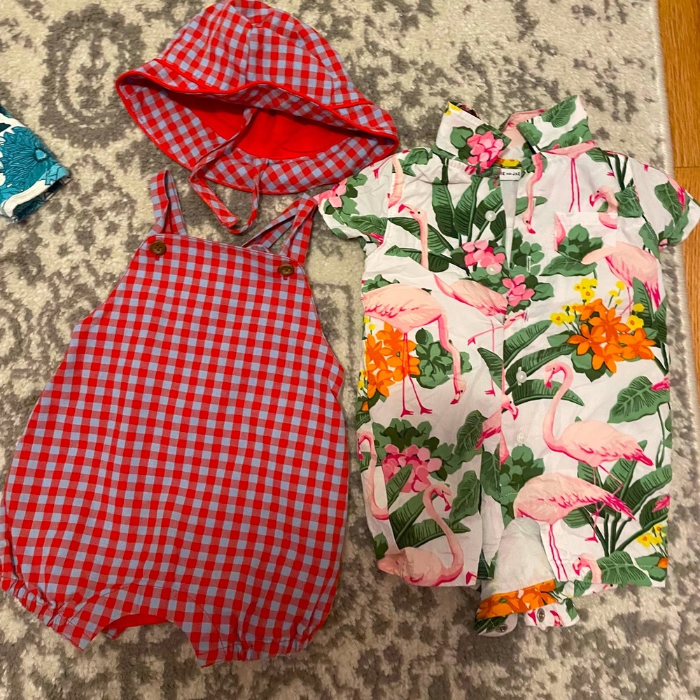 Janie and Jack baby boy outfits 0-3m